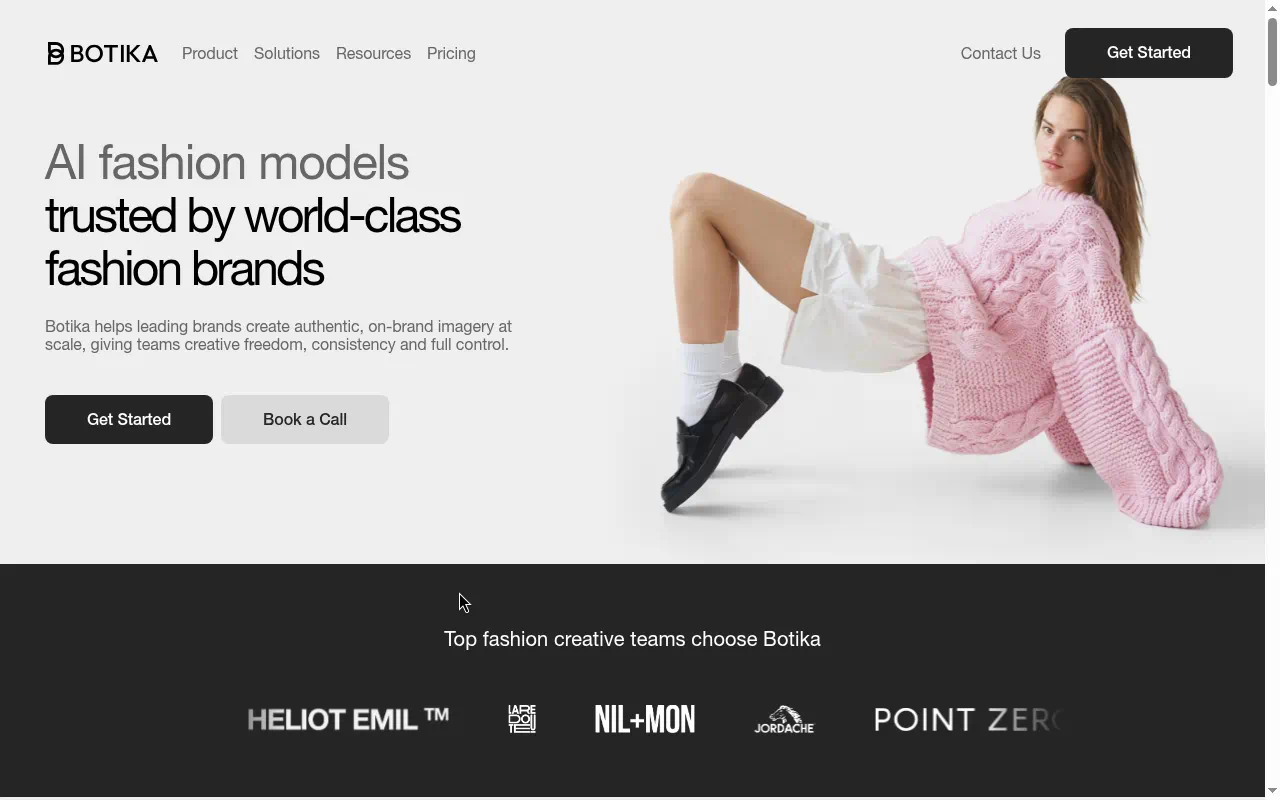 Botika homepage