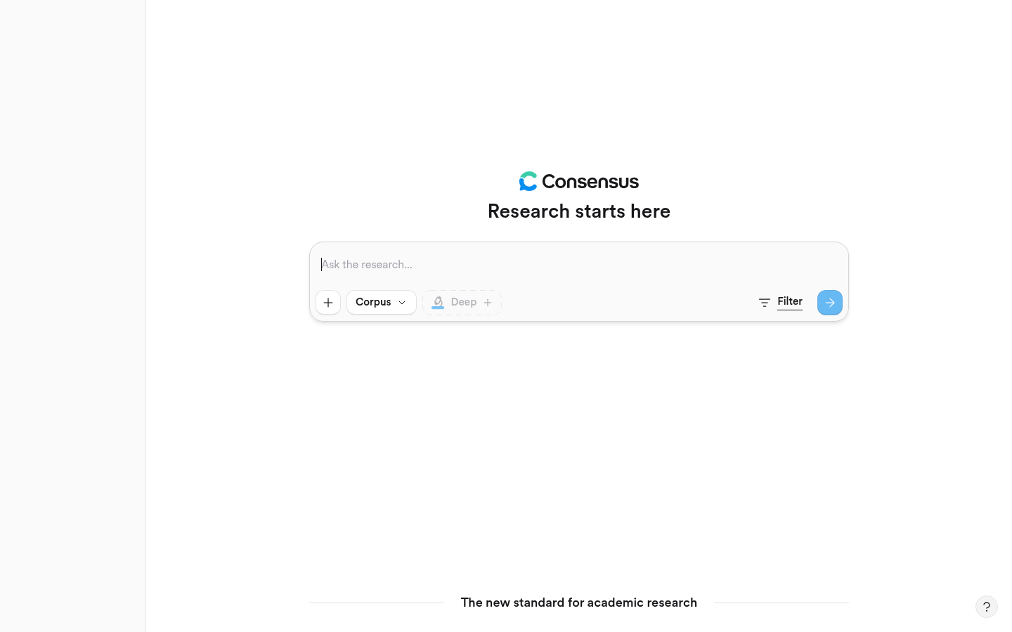 Consensus homepage