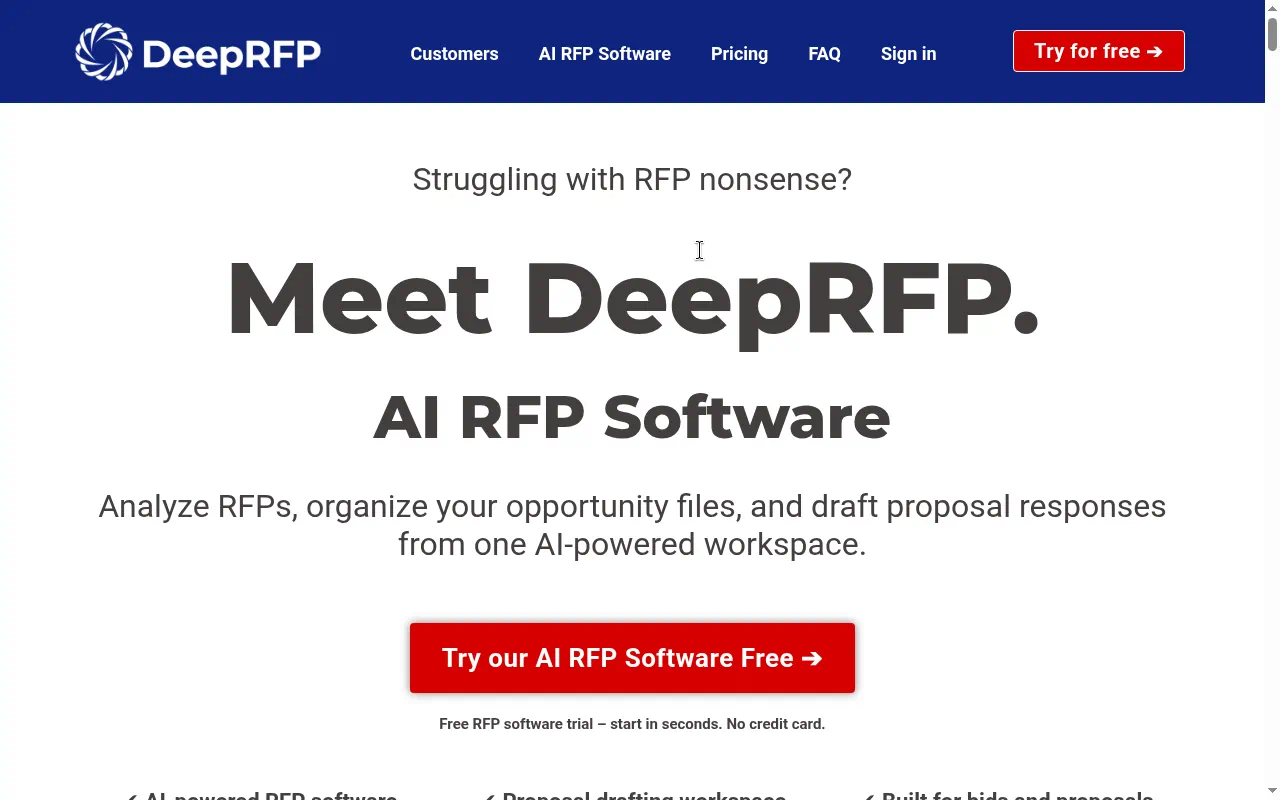 DeepRFP homepage