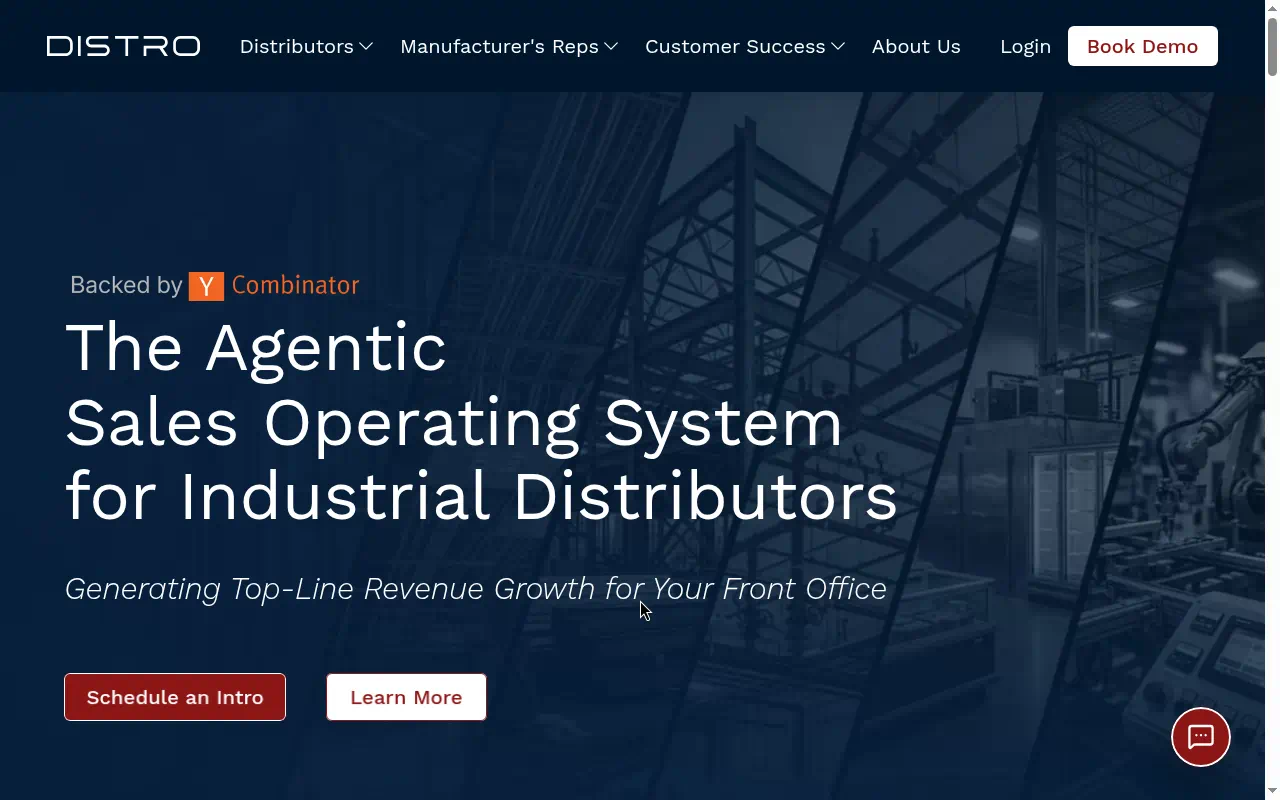 Distro homepage
