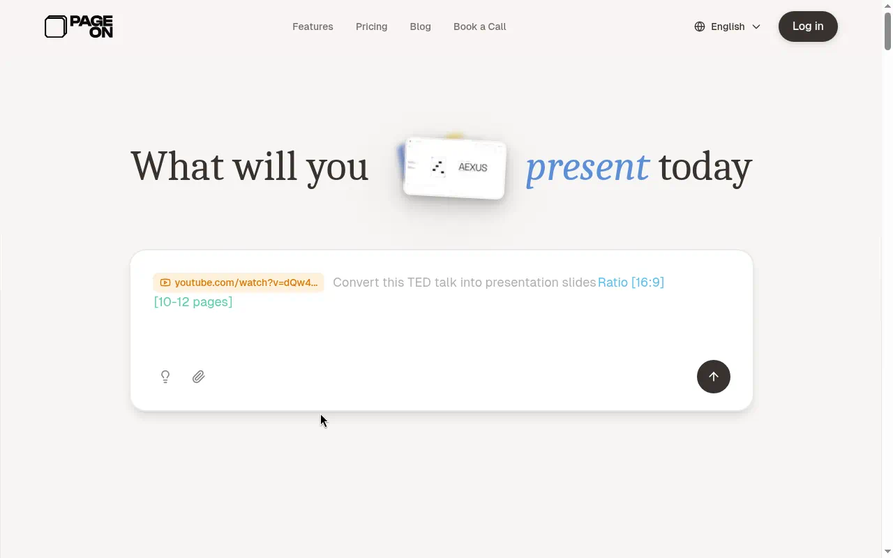 PageOn.AI homepage